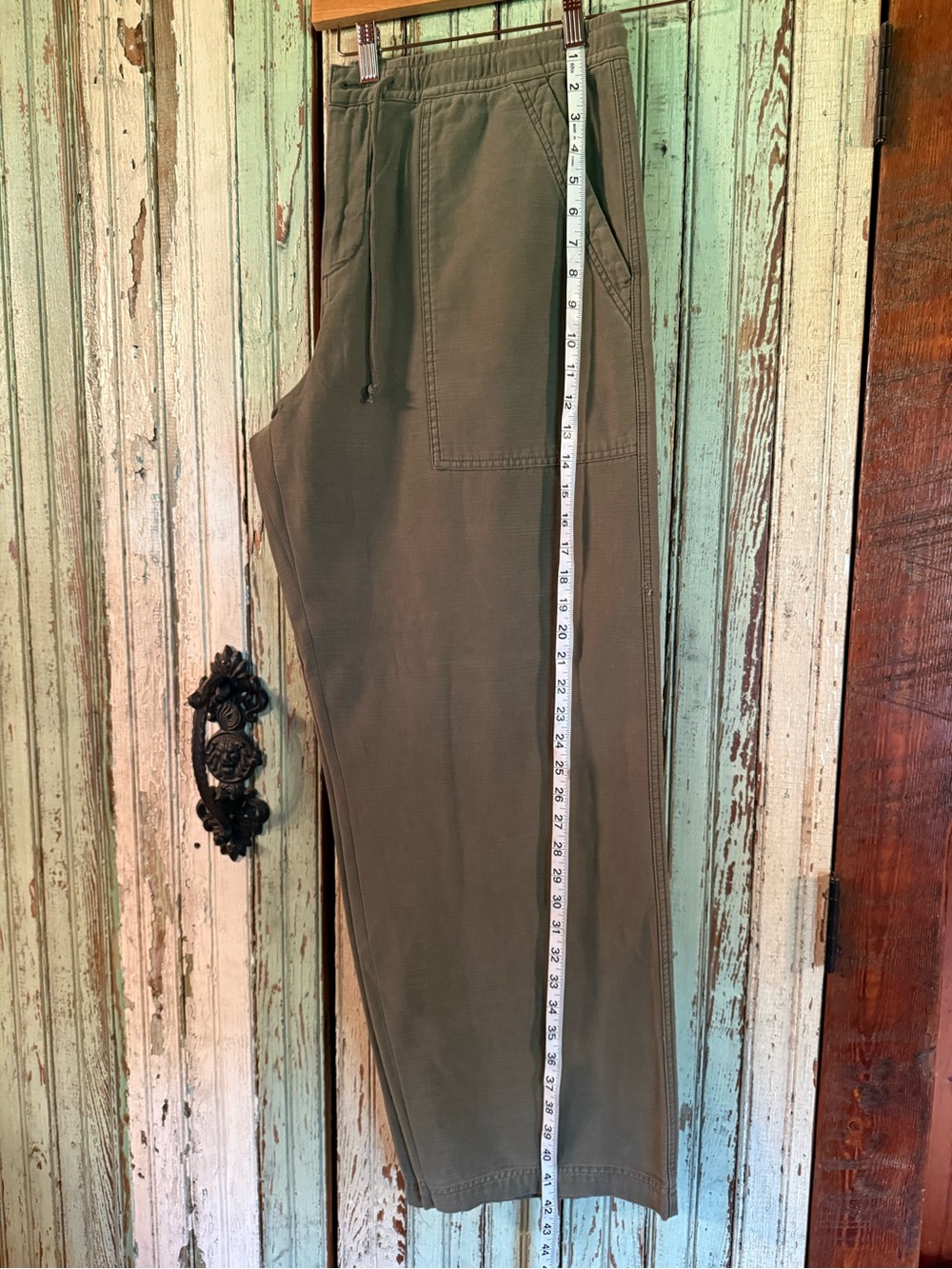 Lucky Brand Olive Green Drawstring Chinos - Picture 5 of 6